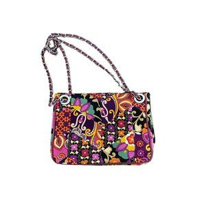 Vera Bradley Chain Handbag Suzani Patchwork Purse